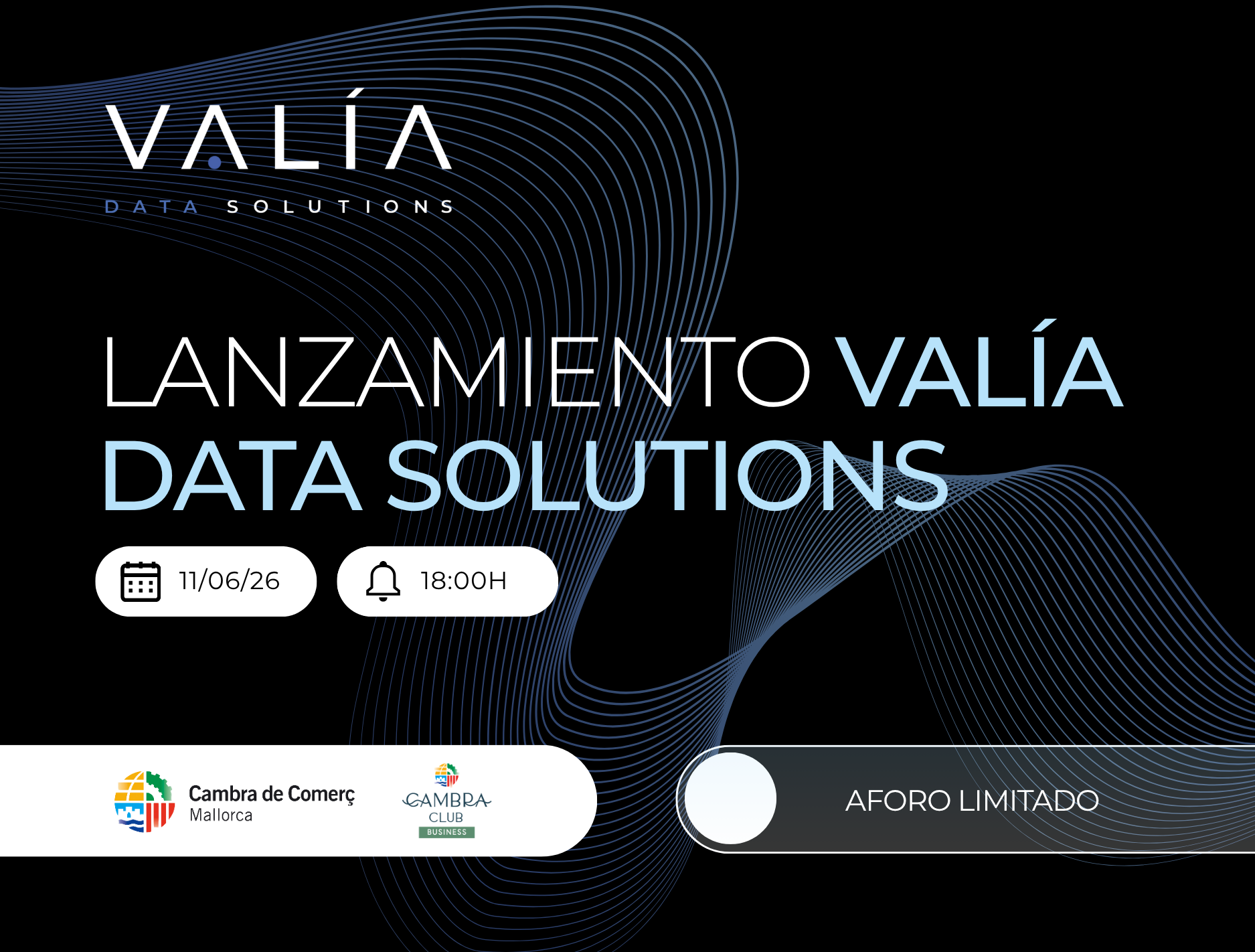 La Cambra acogerá el evento de lanzamiento de Valía Data Solutions