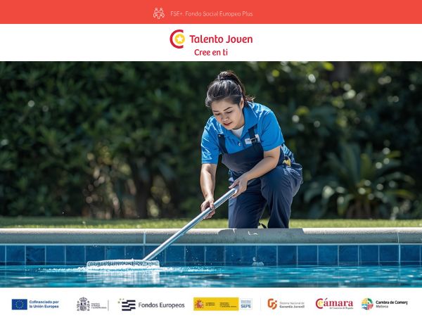 Garantía Juvenil: curs de mantenimient de piscines d'ús col·lectiu