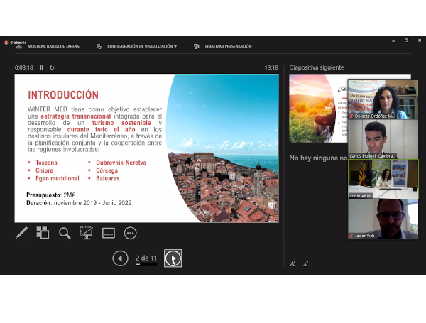 Trabajamos para la recuperación de un turismo más sostenible